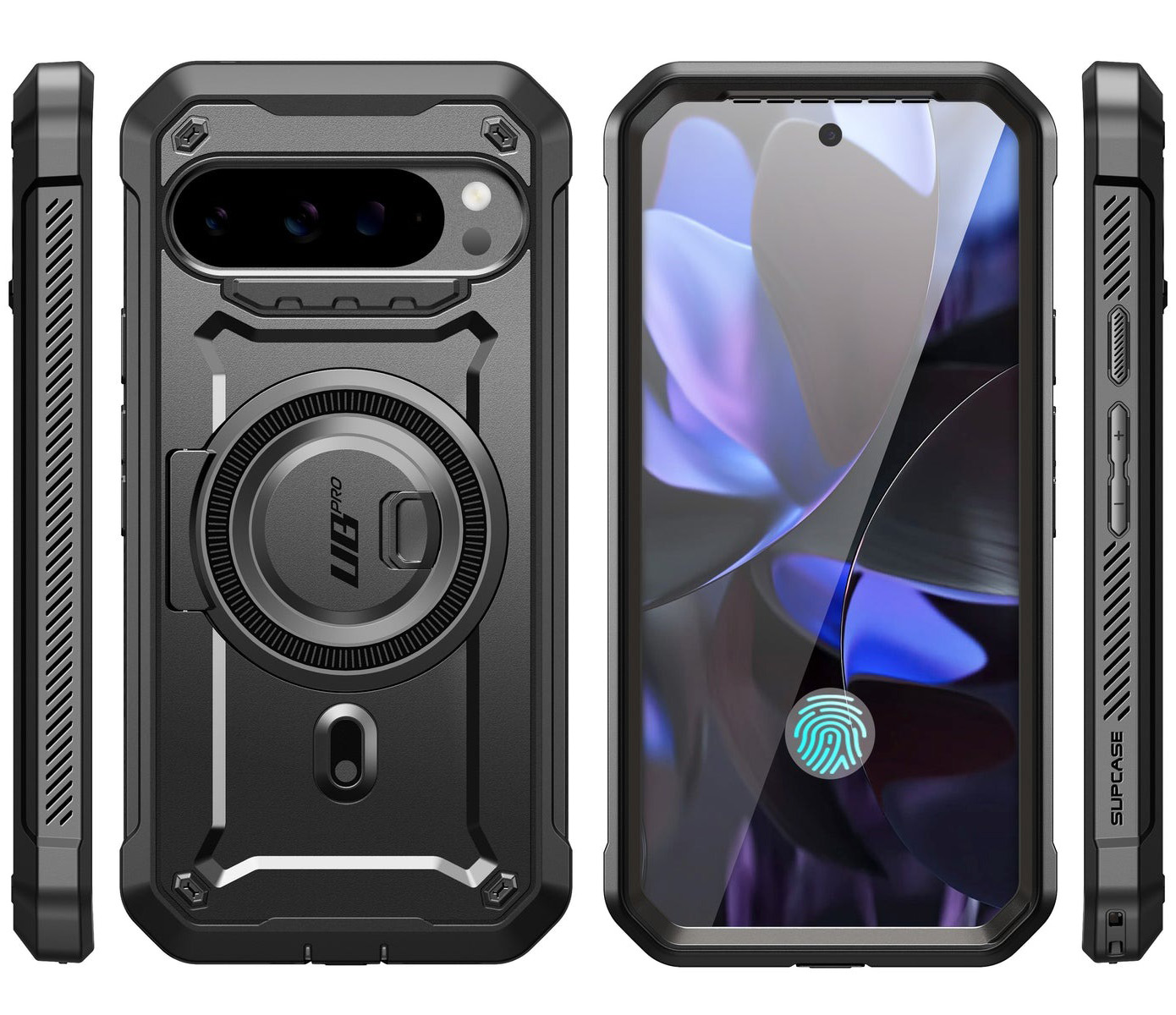 Etui pancerne Supcase Unicorn Beetle Pro Mag do Pixel 9 / 9 Pro, czarne